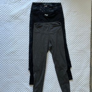 3 pairs of old navy active wear leggings